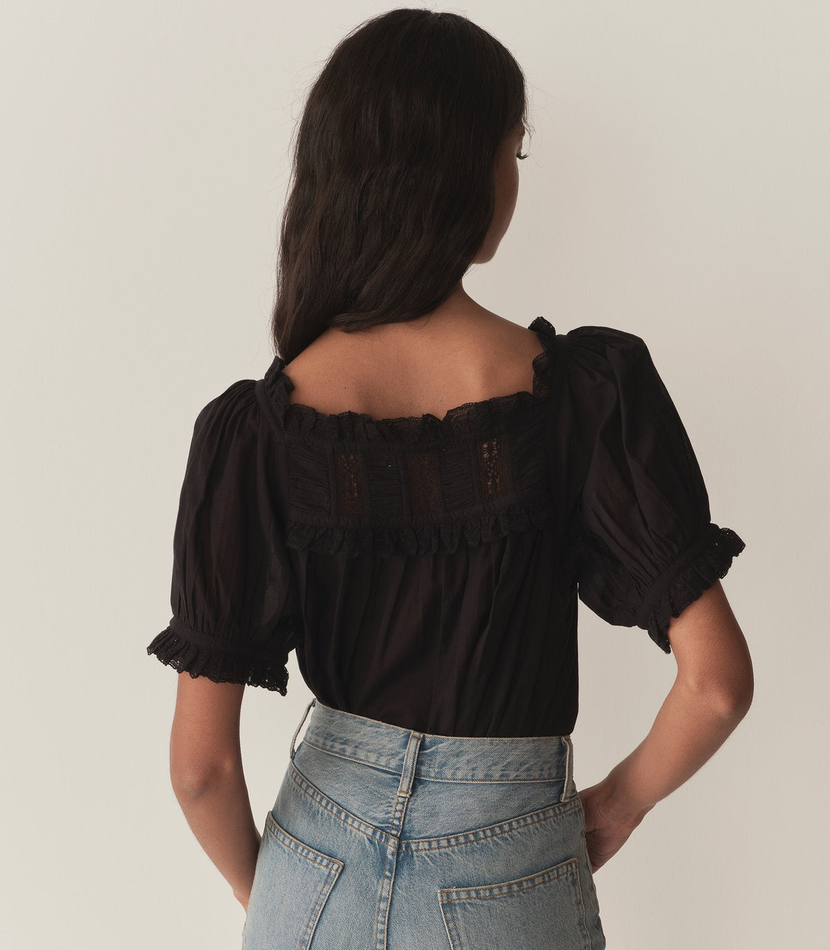 Frances Top in Black, view 3