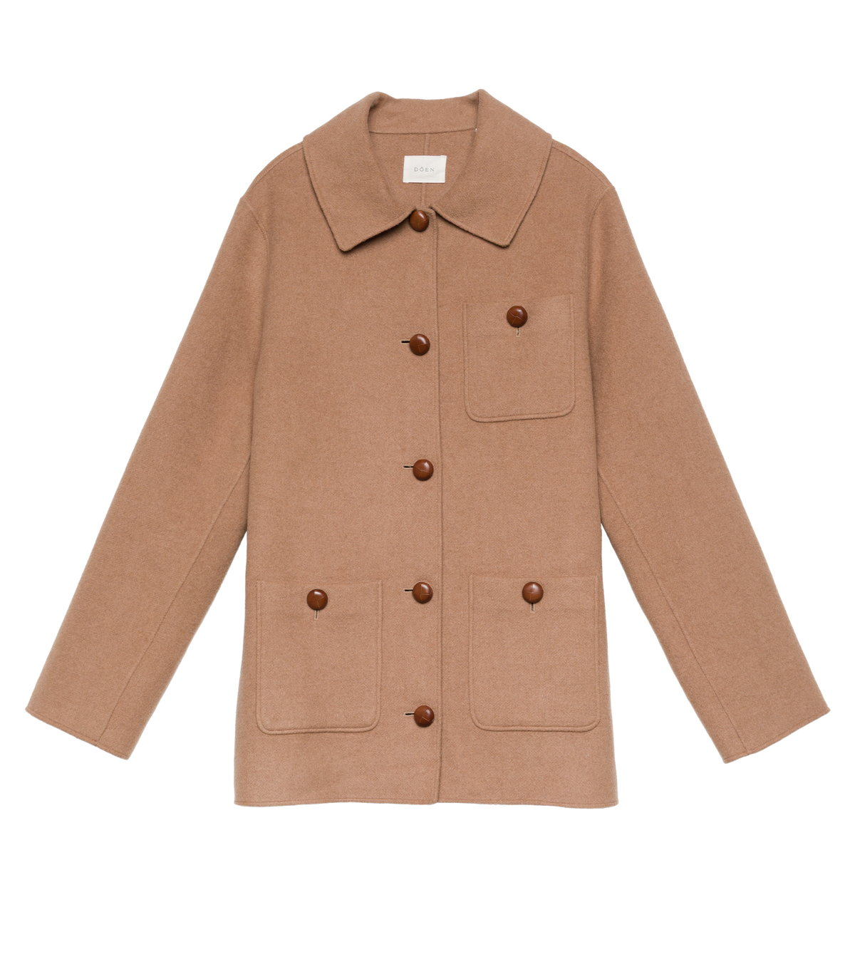Germain Coat in Light Khaki, view 8