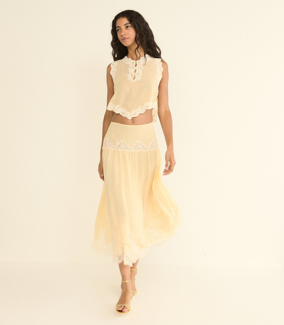 Giorgine Skirt in Shell, view 2