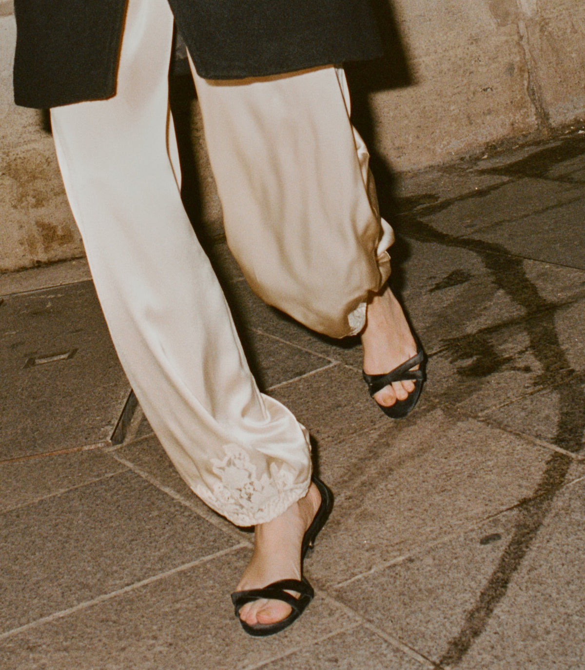 Giulia Heel in Black Velvet, view 2