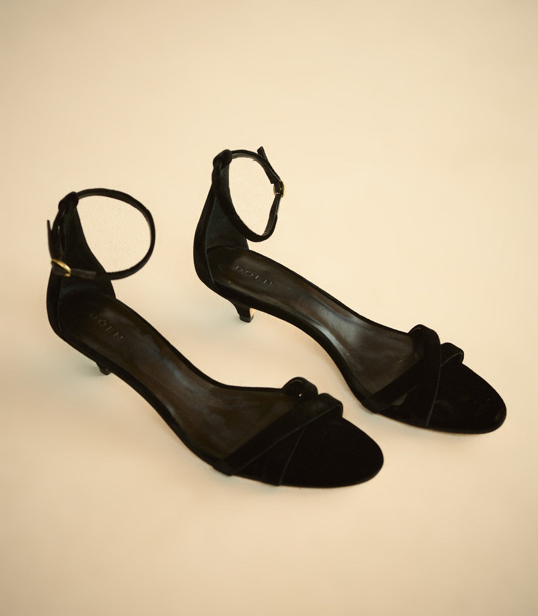 Giulia Heel in Black Velvet