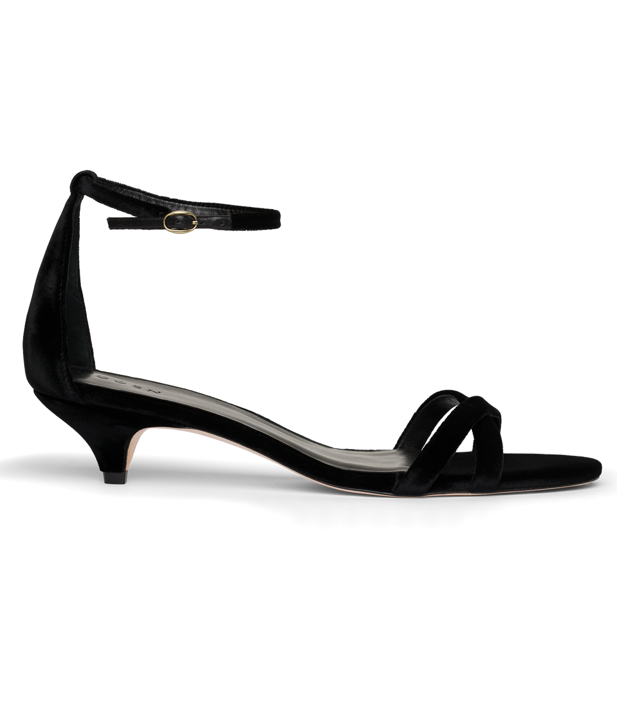 Giulia Heel in Black Velvet, view 5