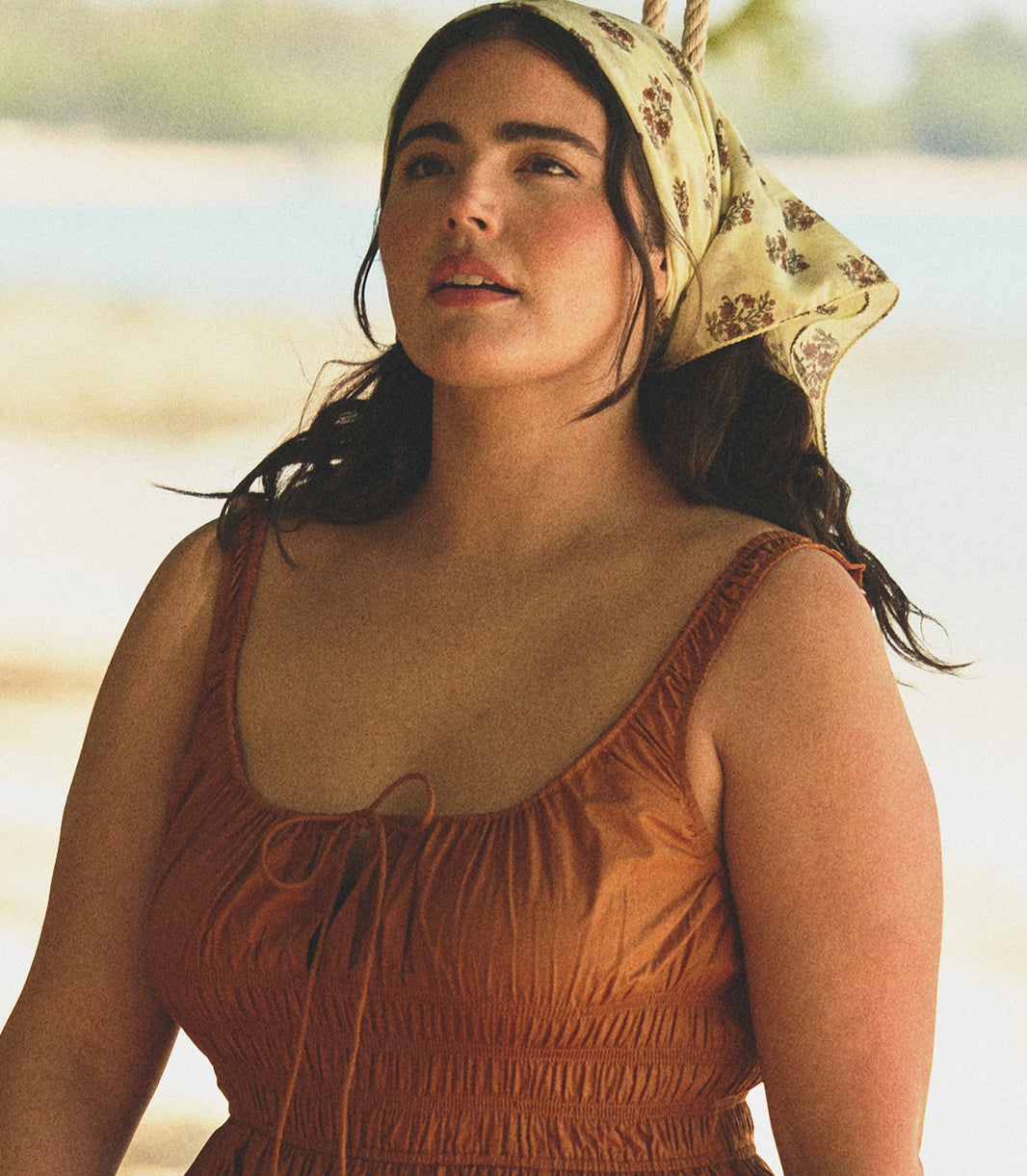 Grande Penny Bandana in Dandelion Grove