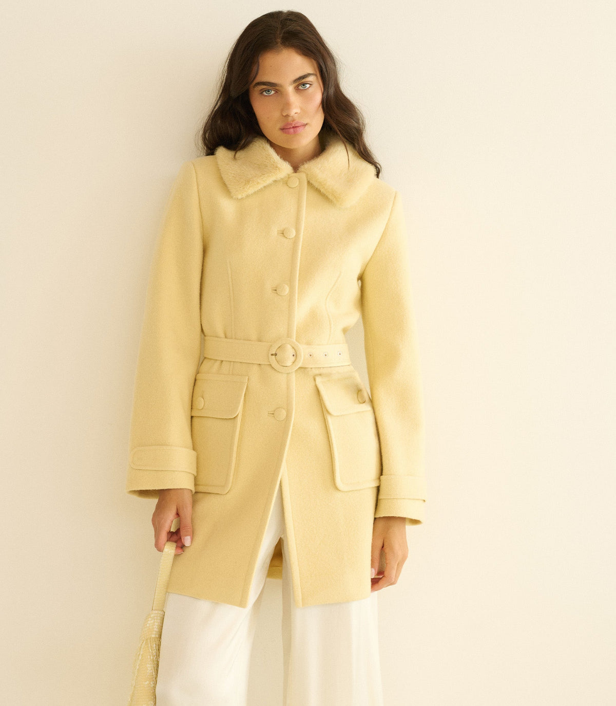 Greenwich Coat in Citrone, view 2