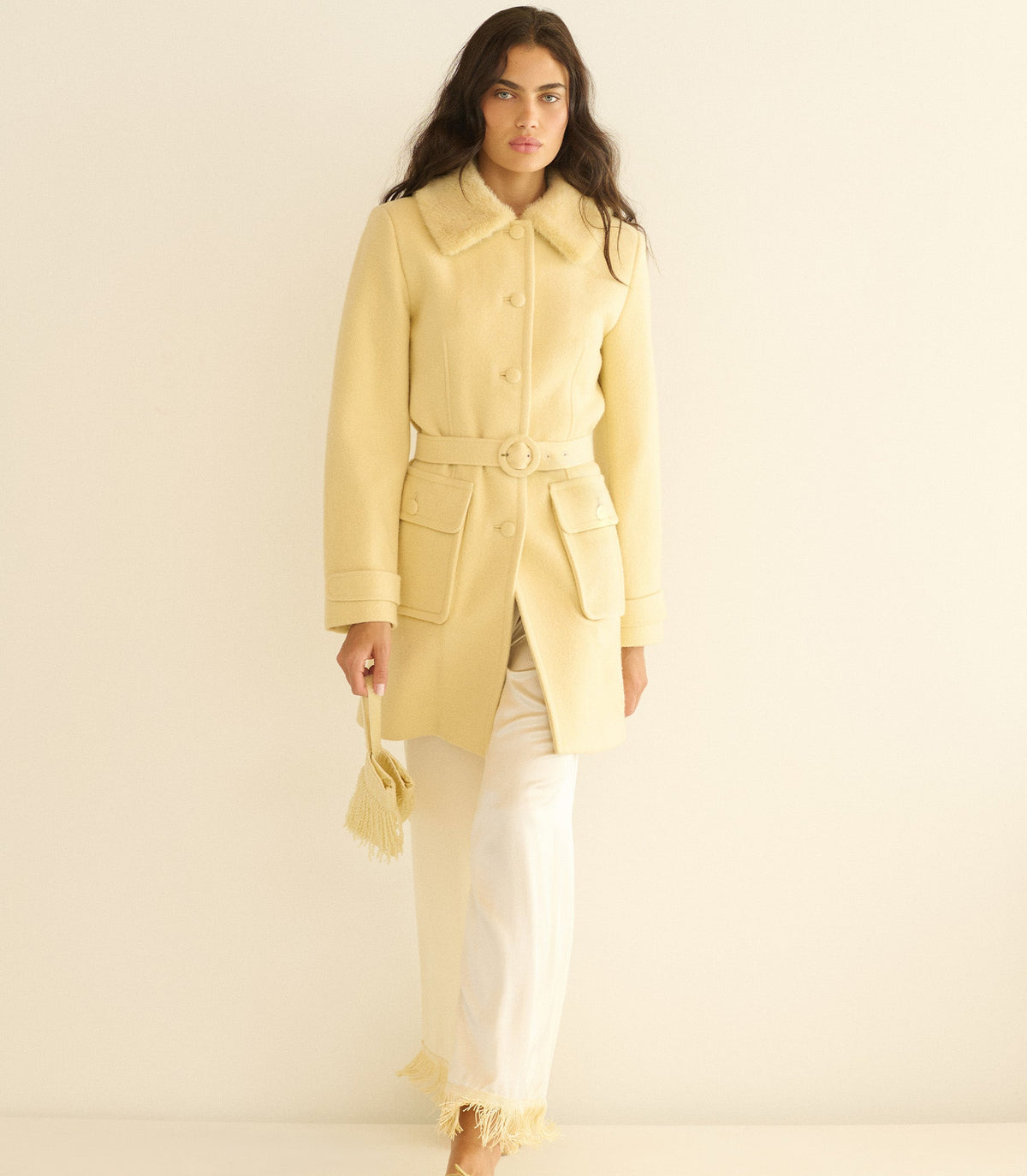 Greenwich Coat in Citrone, view 4