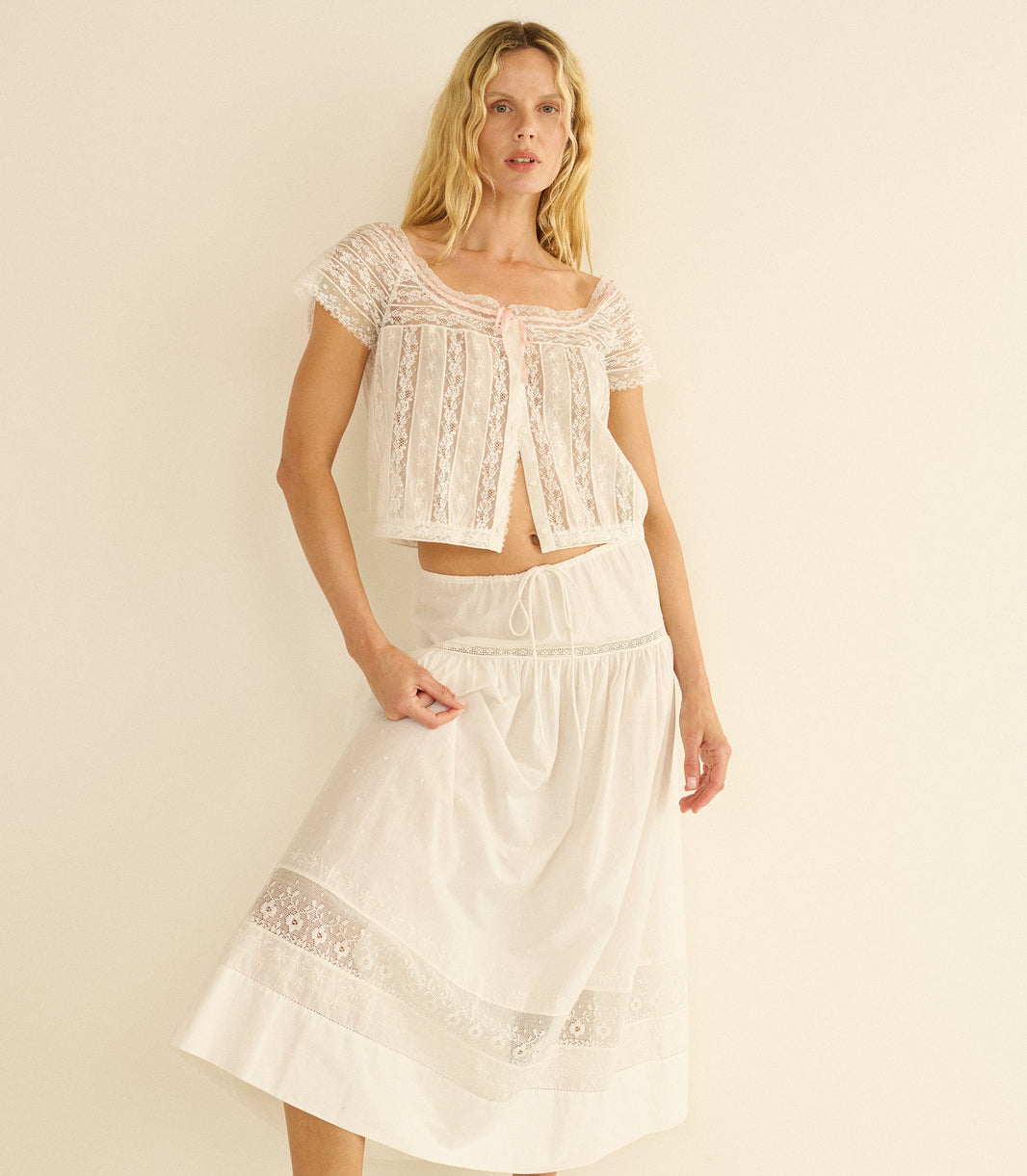 Greta Top in Salt