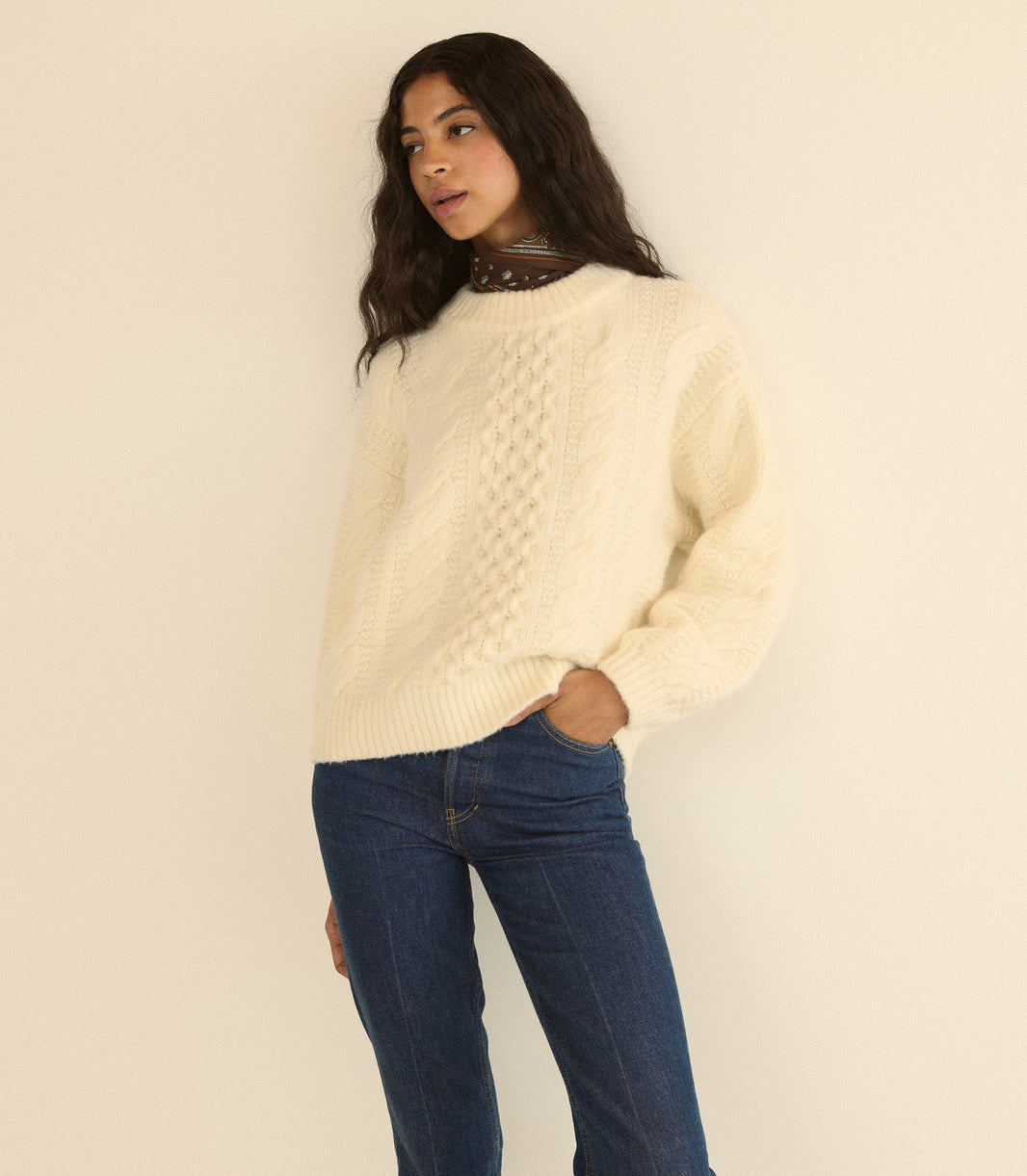 Hallstatt Sweater in Ivory