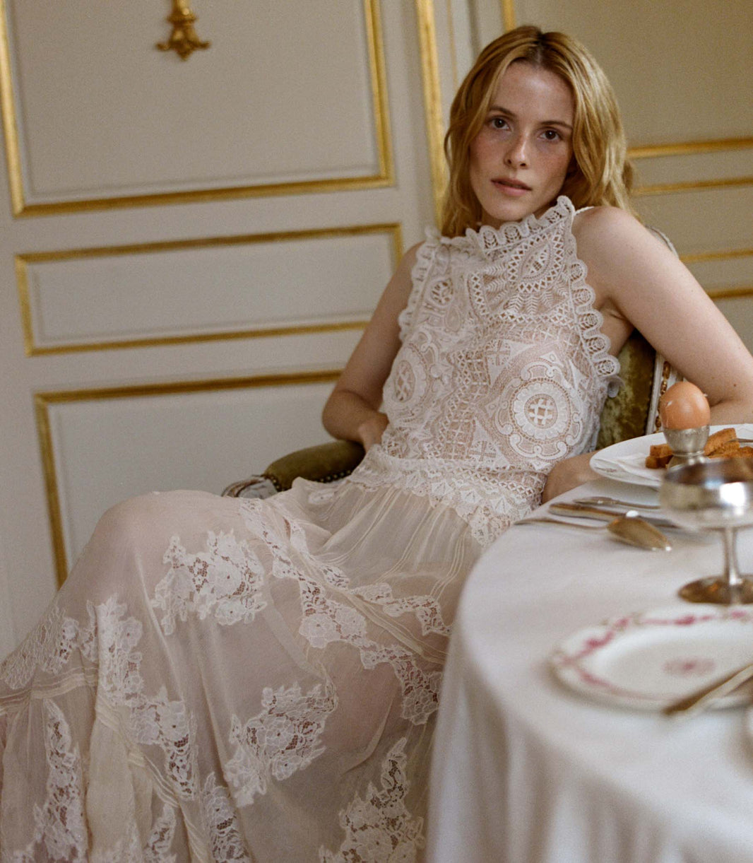 Handkerchief Anniversary Top in Salt