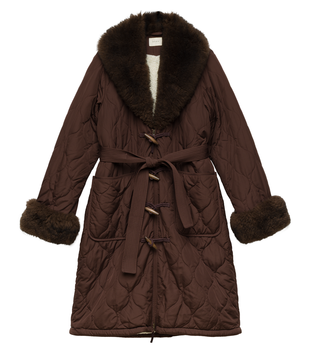 Hemlock Coat in Chocolate Brown, view 10