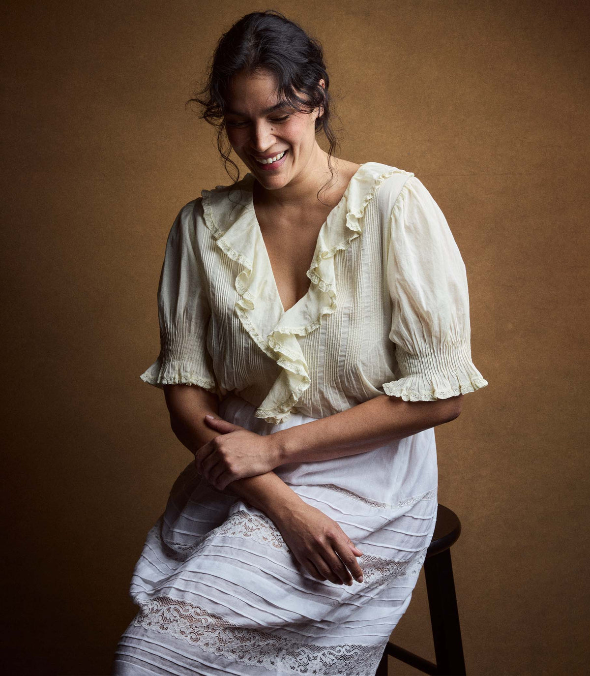Henri Top in Creme Citron, view 4