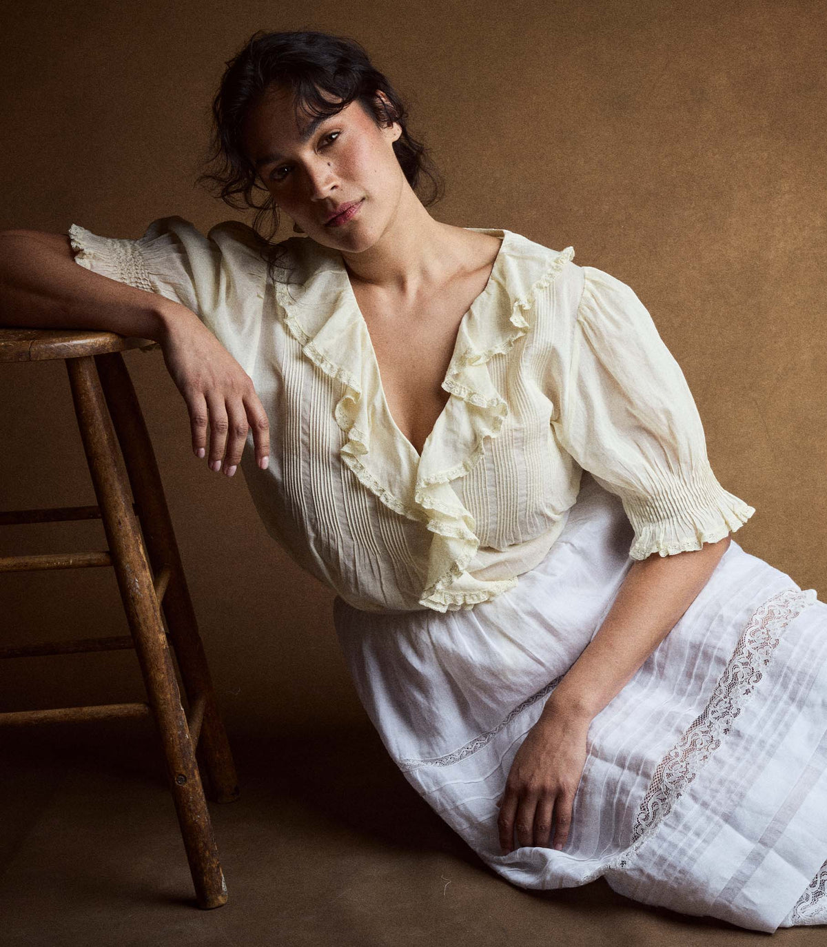 Henri Top in Creme Citron, view 5