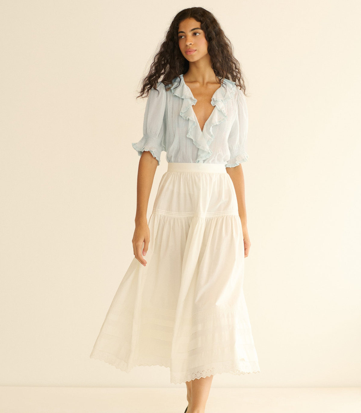 Henri Top in Alice Blue, view 2