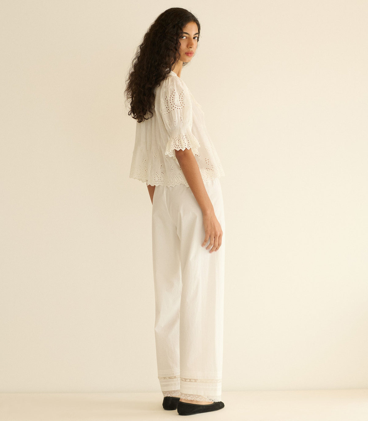 Henri Top in Salt Eyelet, view 5