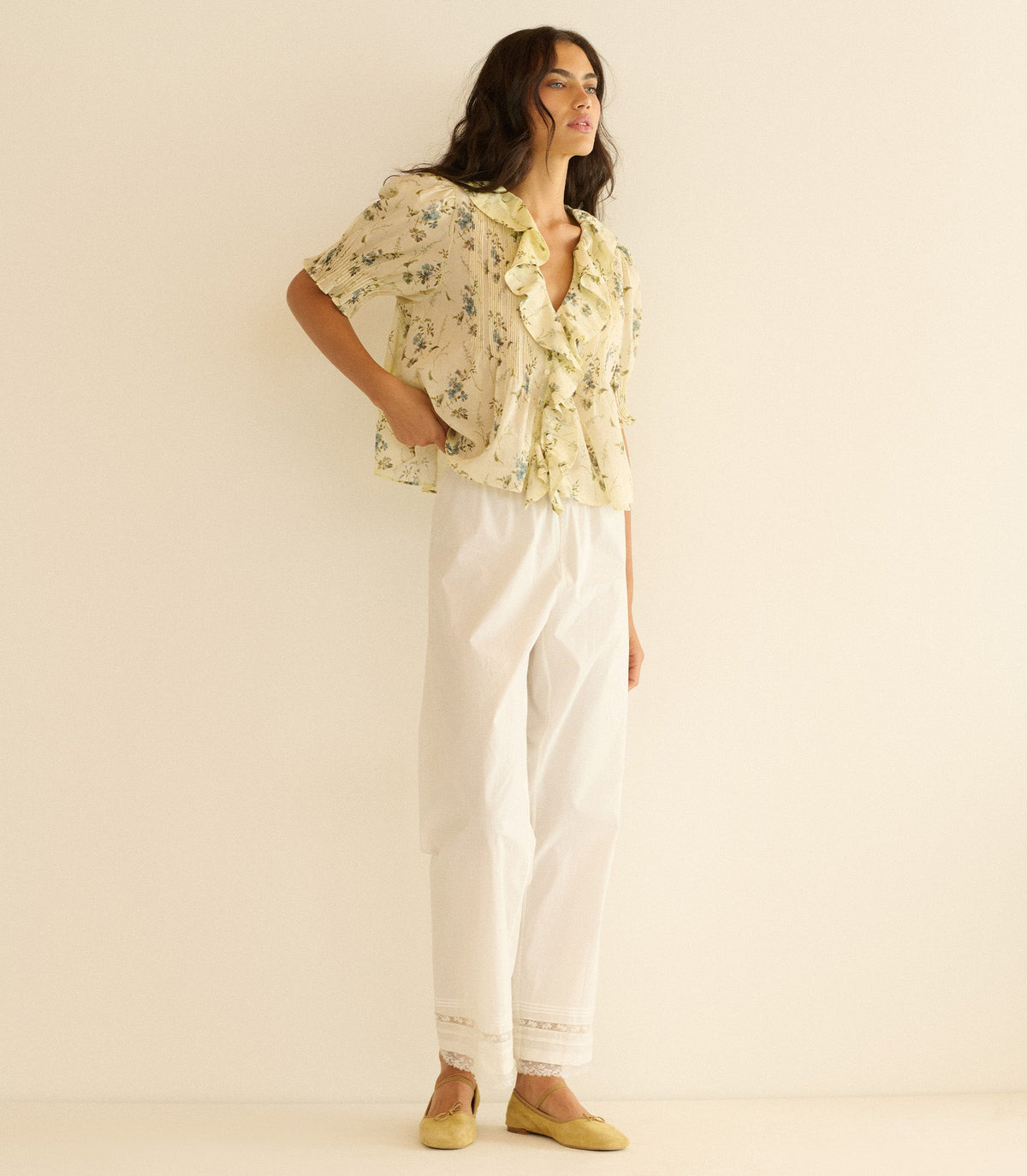 Lavona Pant in Powder