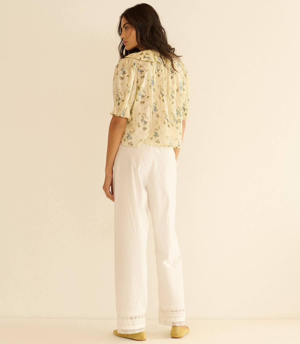 Lavona Pant in Powder, view 3