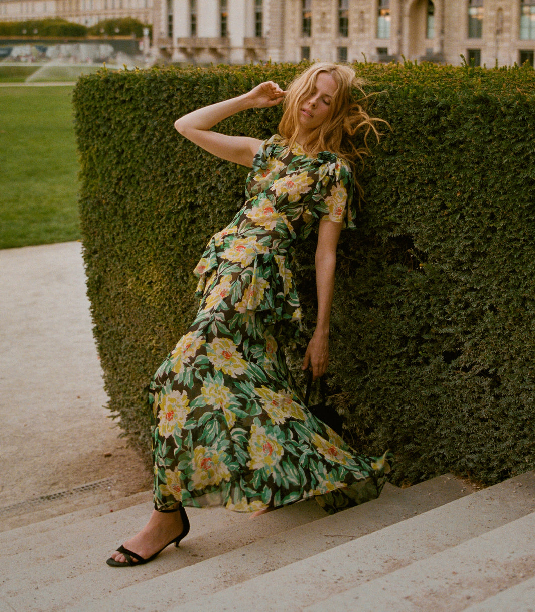 Hesperia Dress in Hanbury Garden