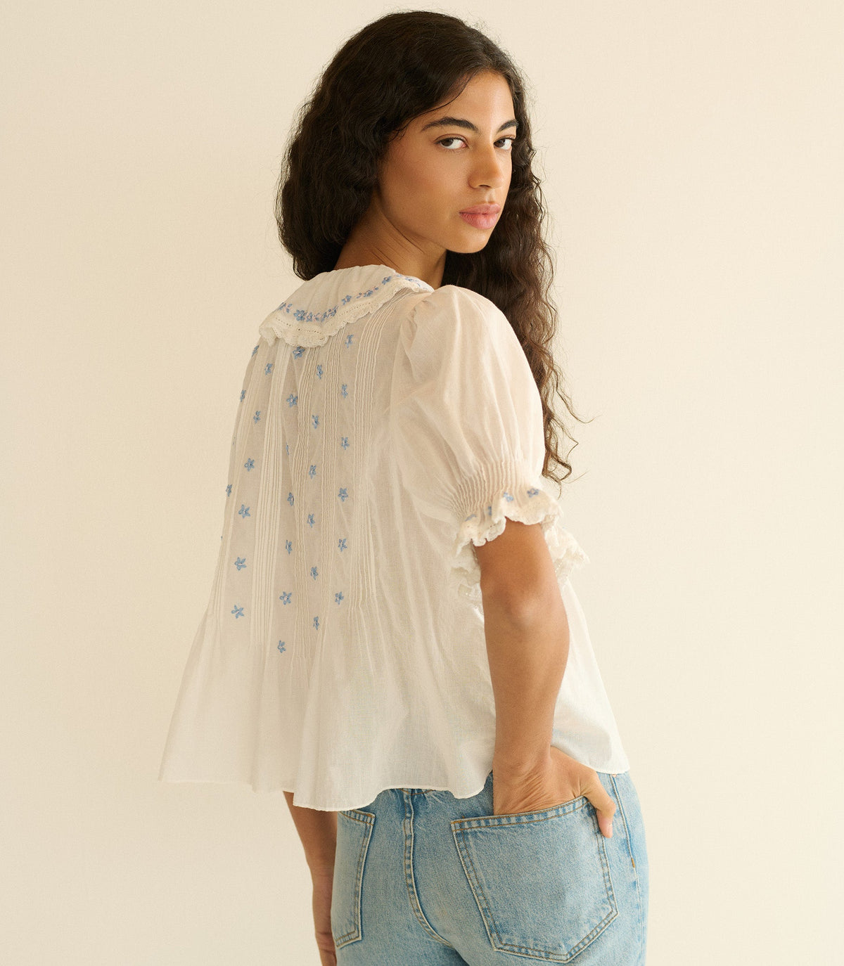 Hettie Top in Salt, view 4
