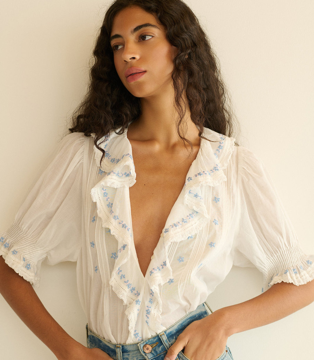 Hettie Top in Salt