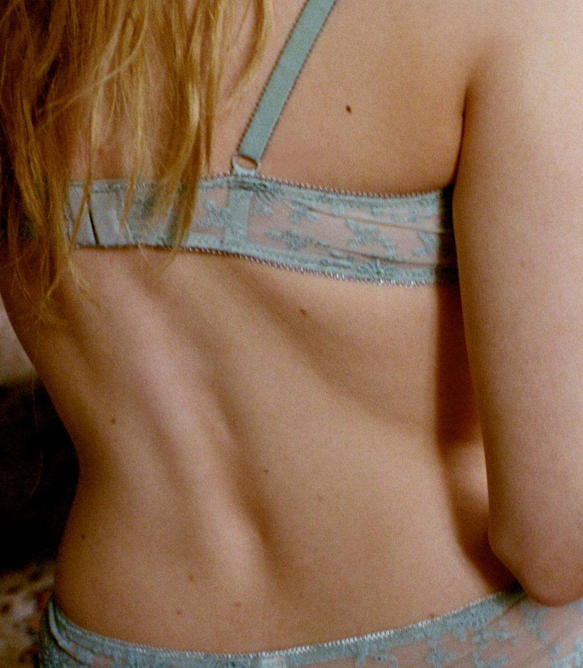 Idalia Bra in Celadon Clover Blossom, view 6