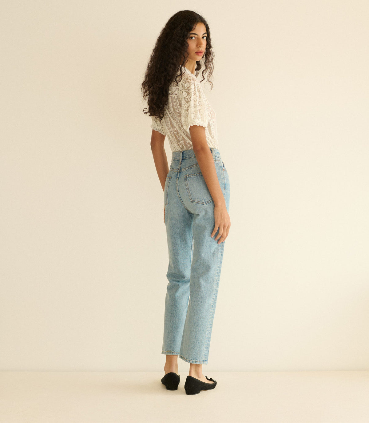 Idora Top in Salt, view 3
