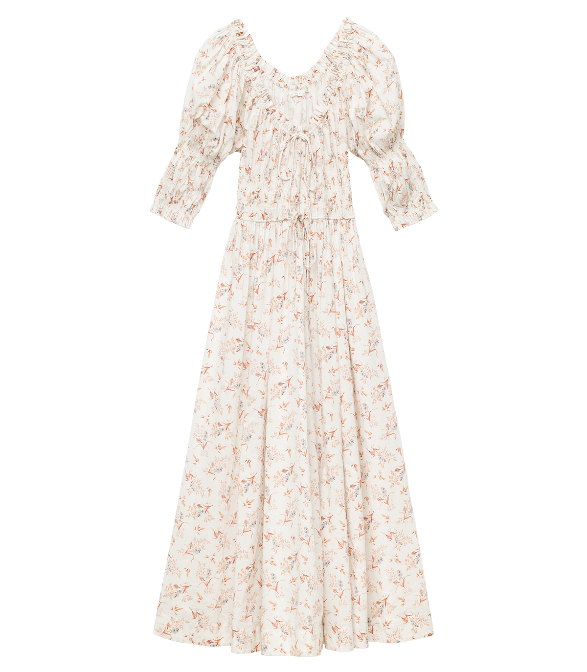 Ischia Dress in Crème Windswept Meadow, view 8