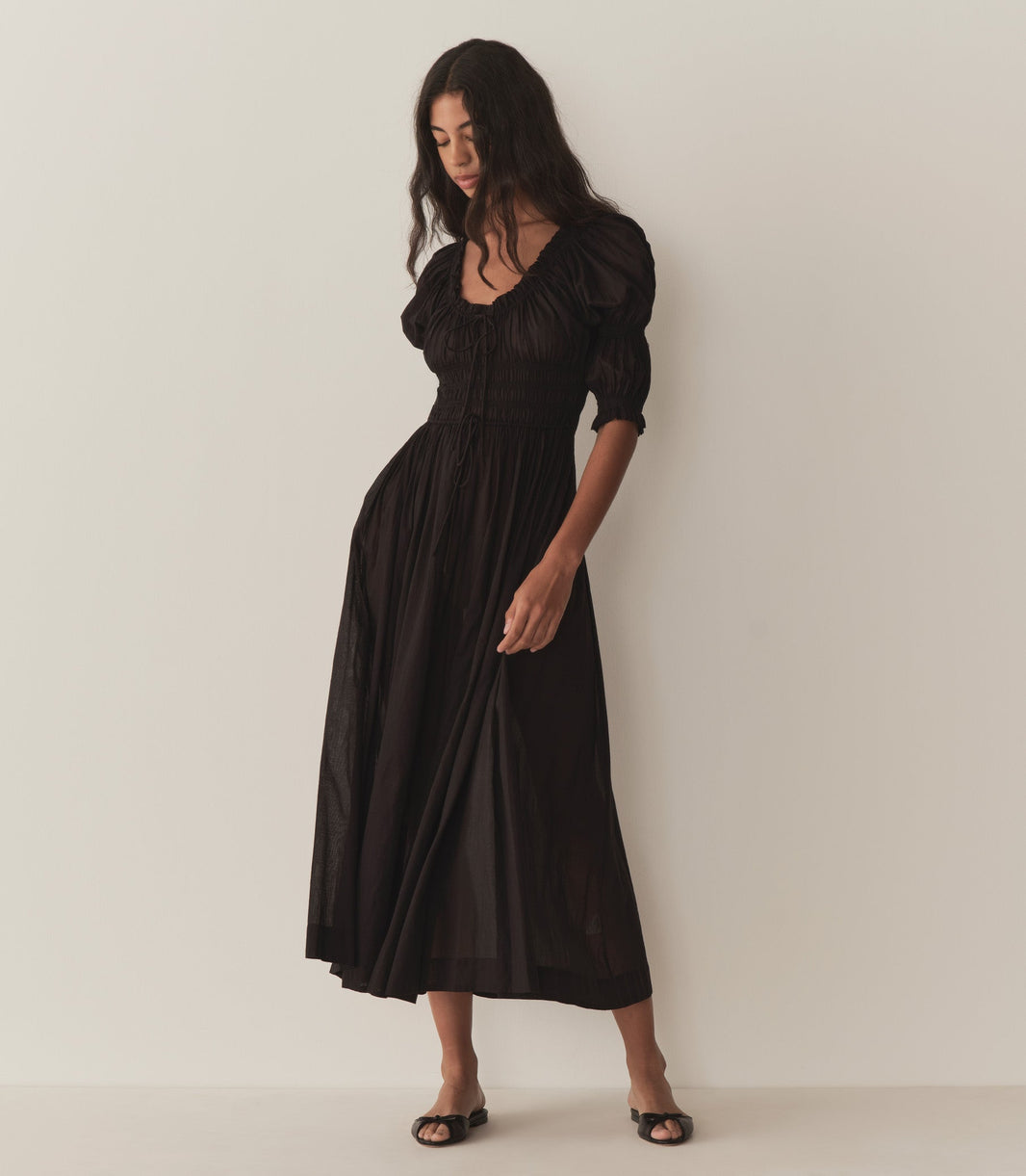Ischia Dress in Black