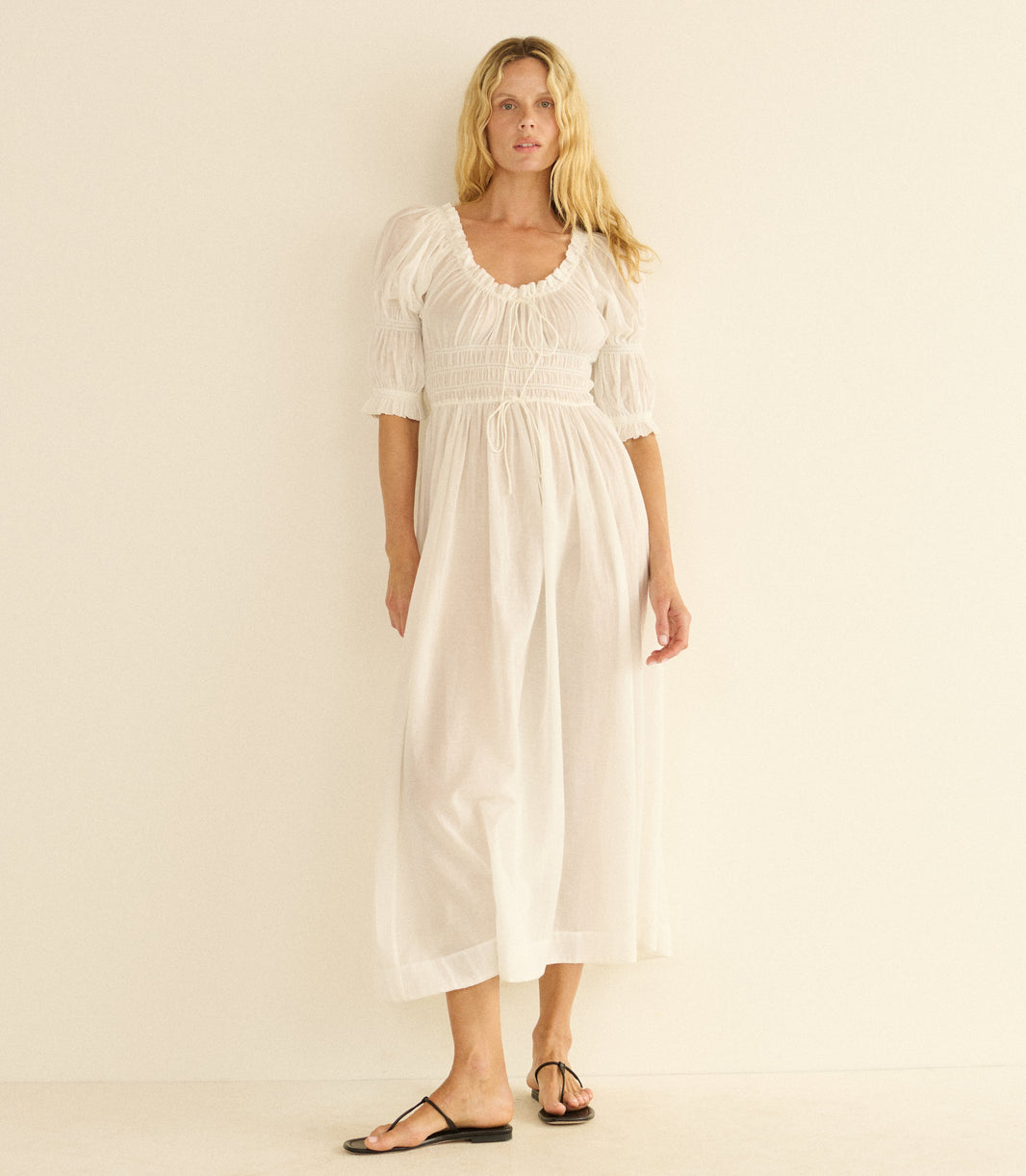 Ischia Dress in Salt