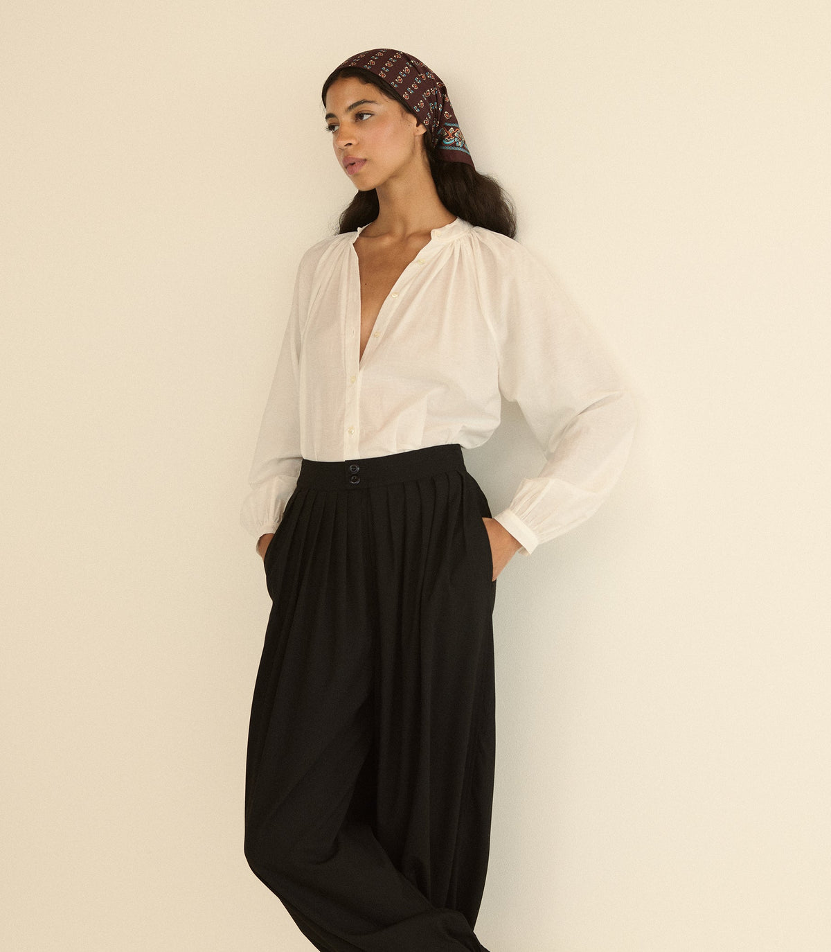 Julienne Top in Salt, view 4