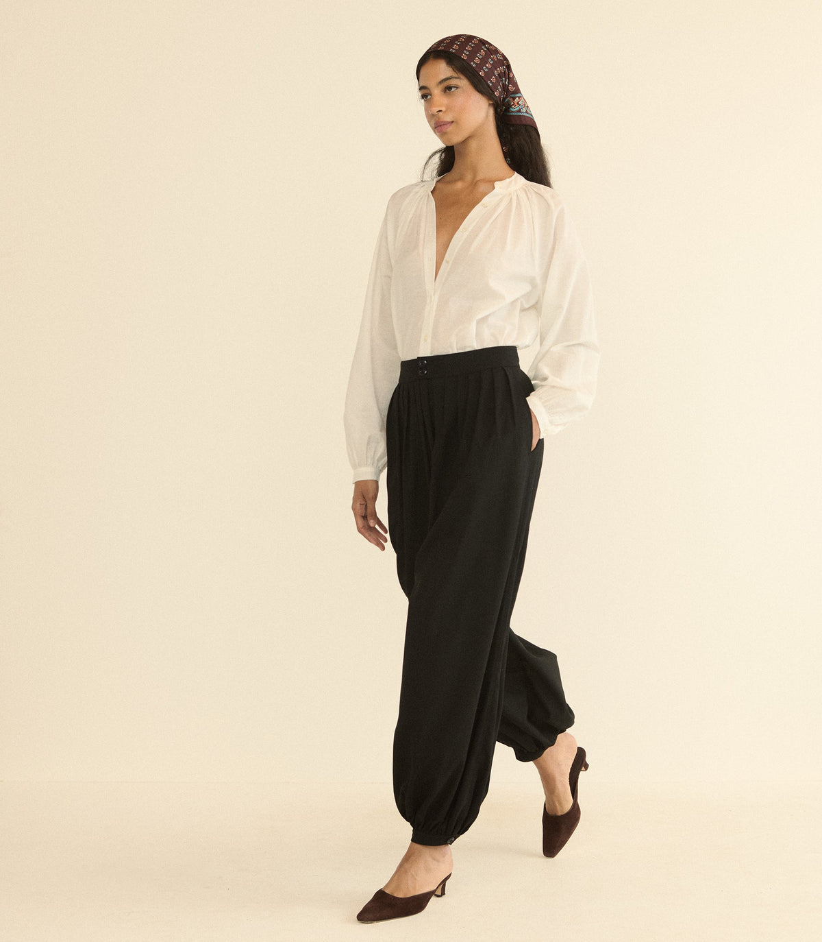 Julienne Top in Salt