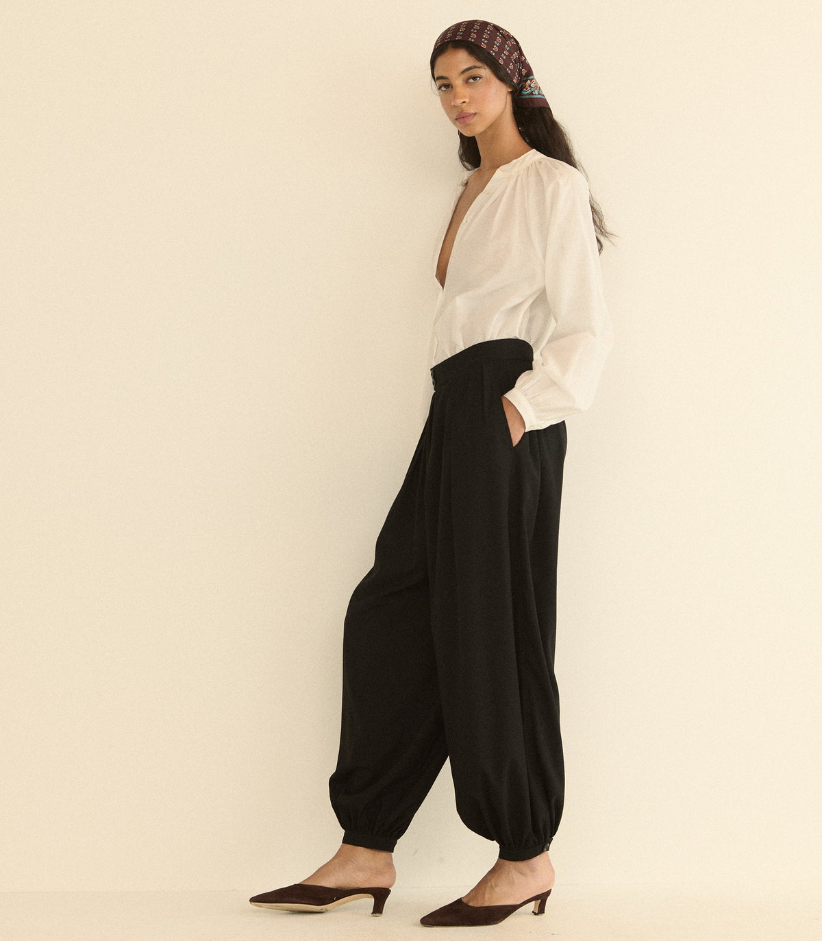 Julienne Top in Salt, view 2