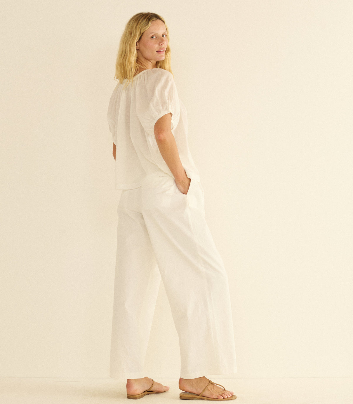 June Top in Salt, view 4
