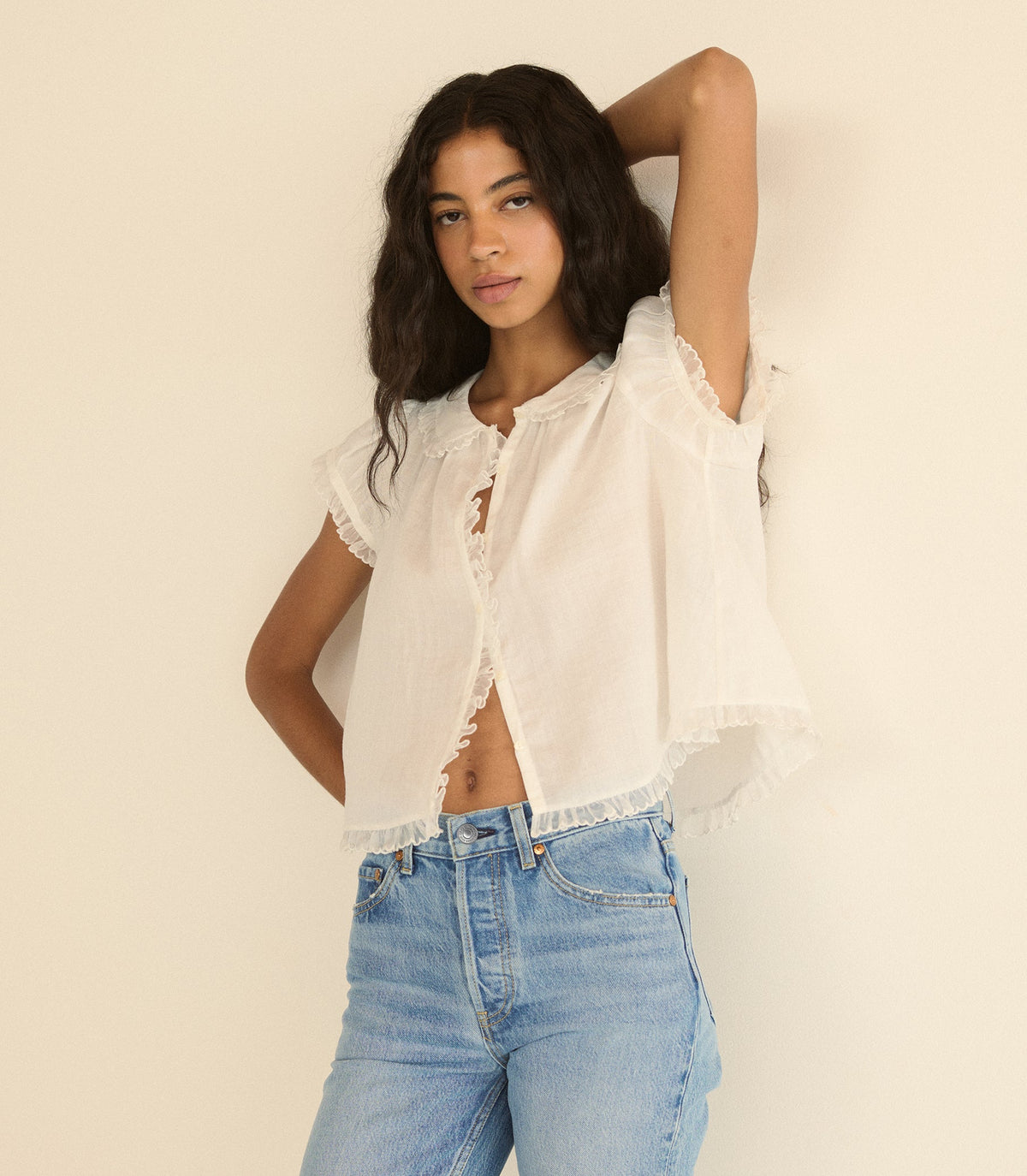 Karina Top in Salt, view 2