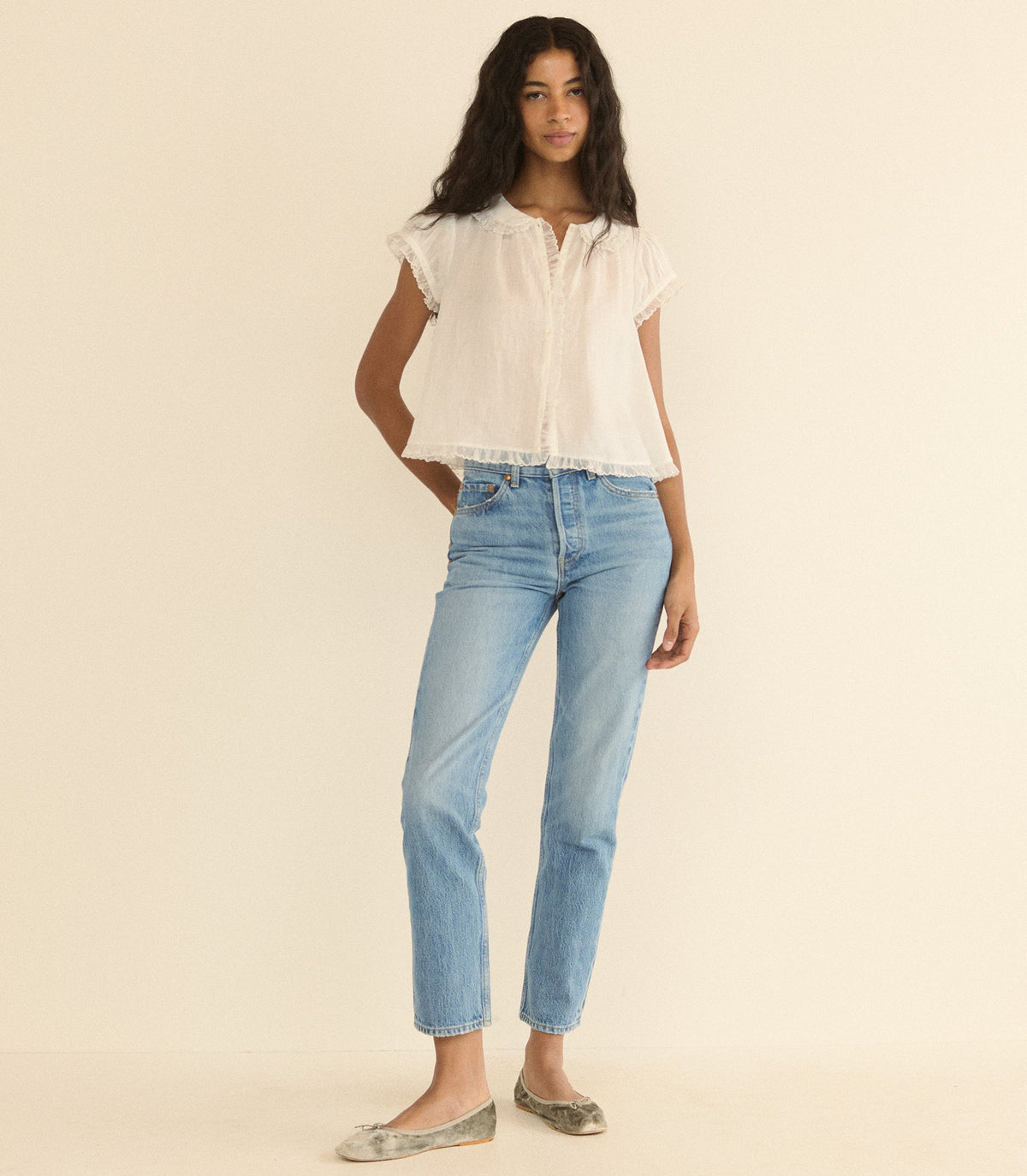 Karina Top in Salt, view 4