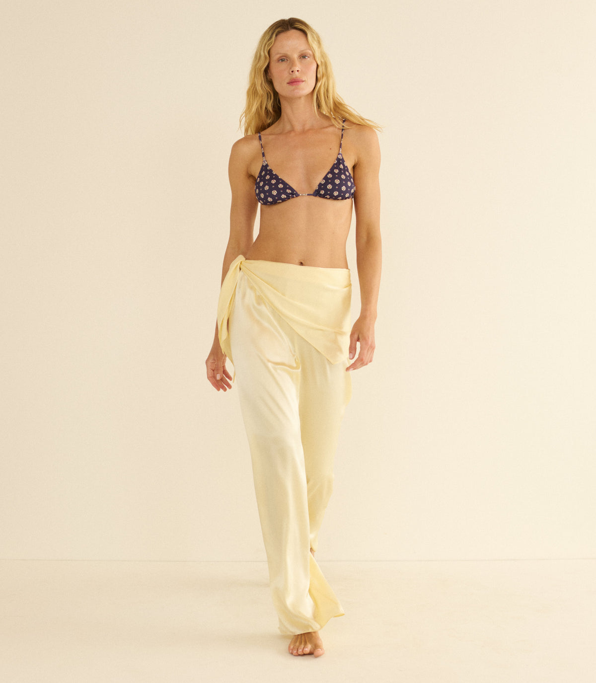 Lavon Scarf Pant in Vanilla, view 6