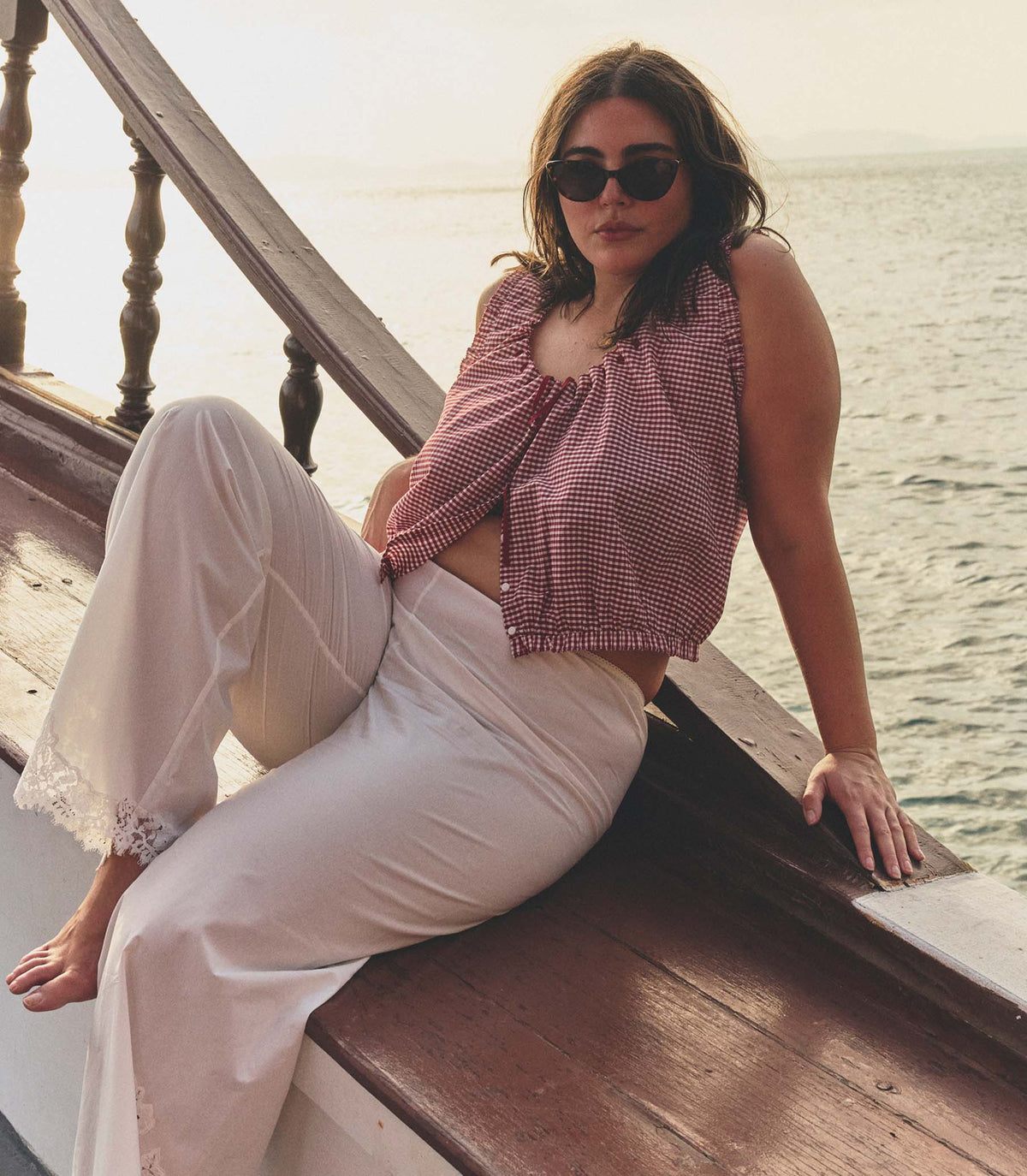 Lavona Pant in Salt, view 3