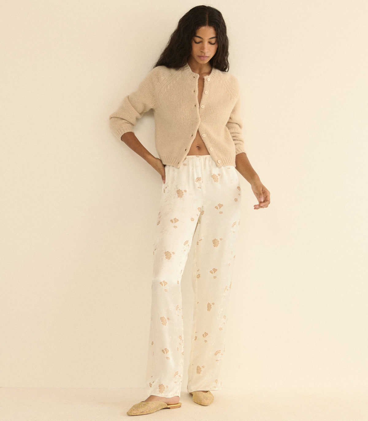 Lavona Pant in Fresco Tappezzeria Jacquard