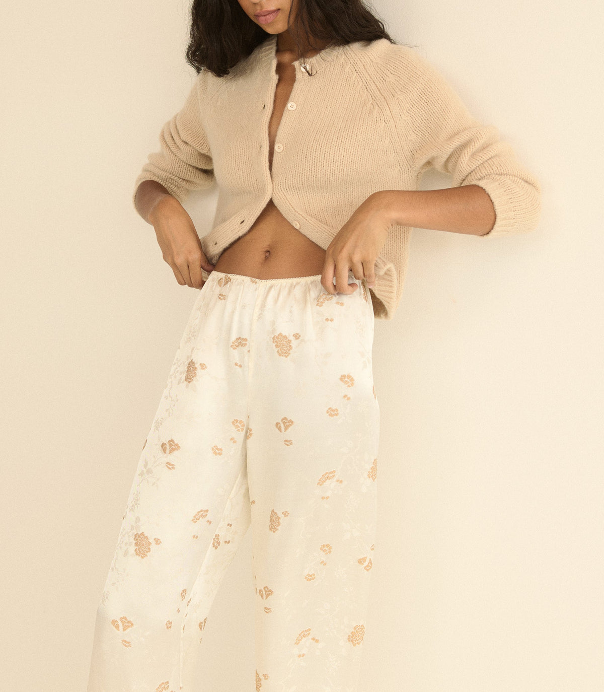 Lavona Pant in Fresco Tappezzeria Jacquard, view 3