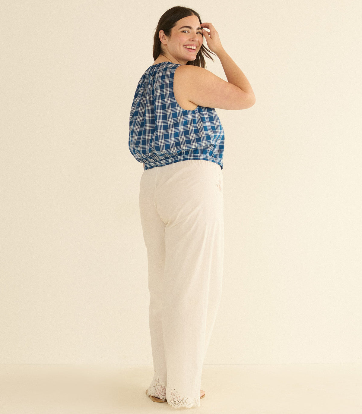 Lavona Pant in Salt, view 6
