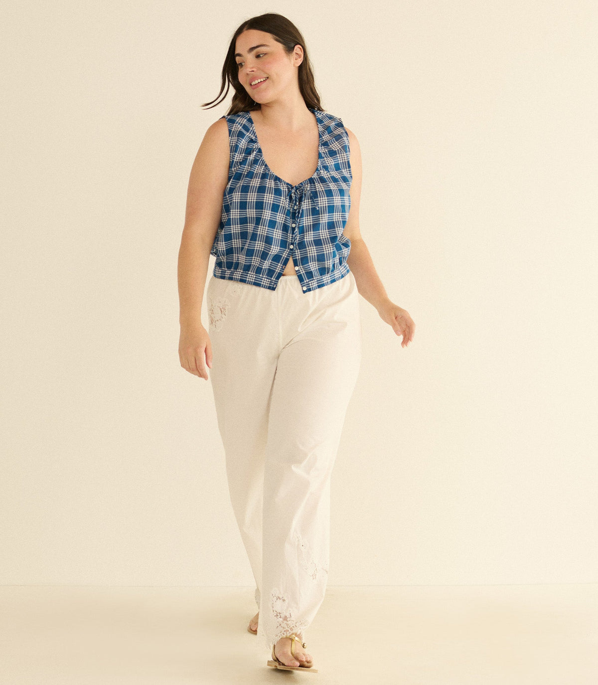Lavona Pant in Salt, view 5