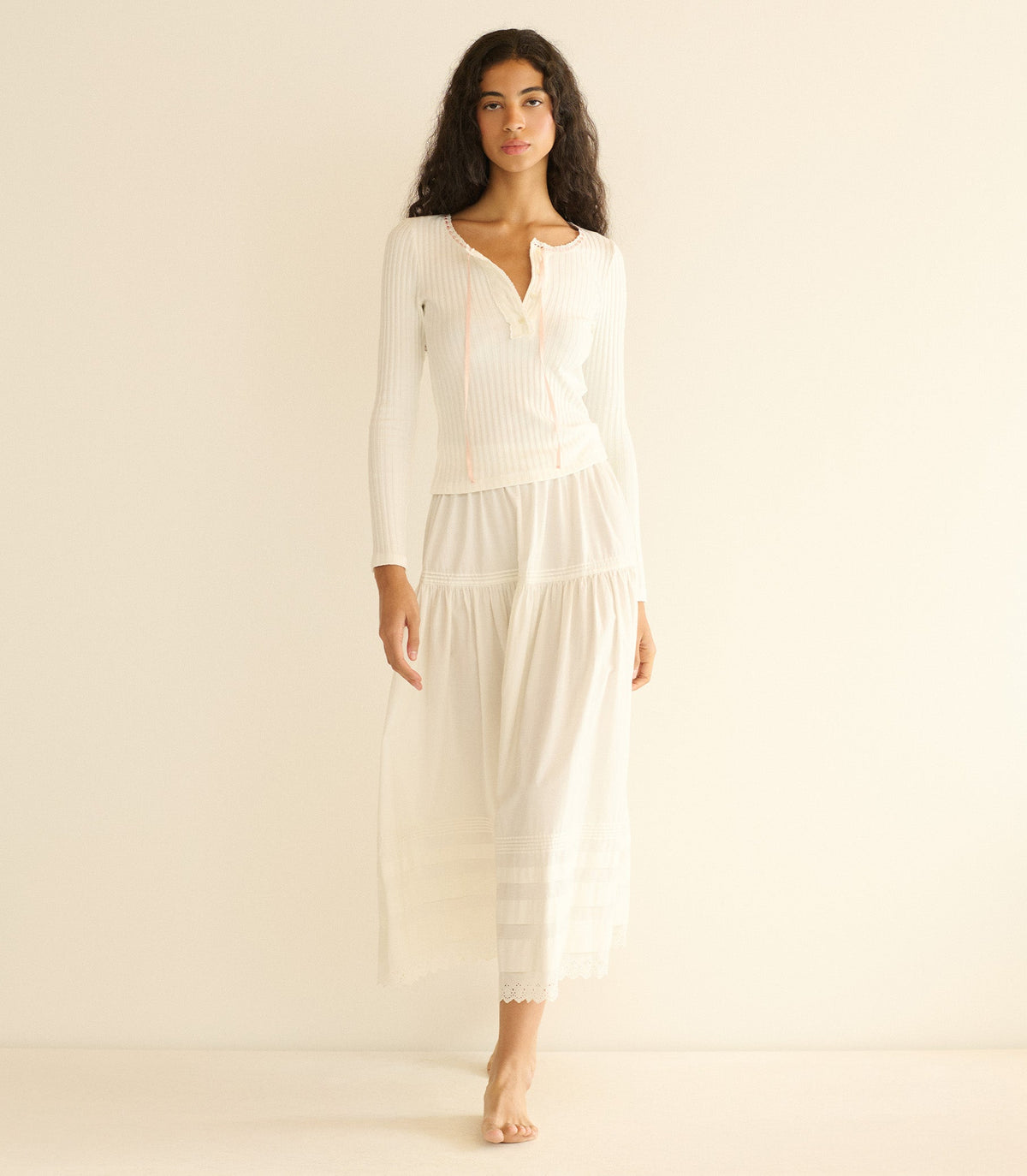 Lidie Tee in Salt, view 2