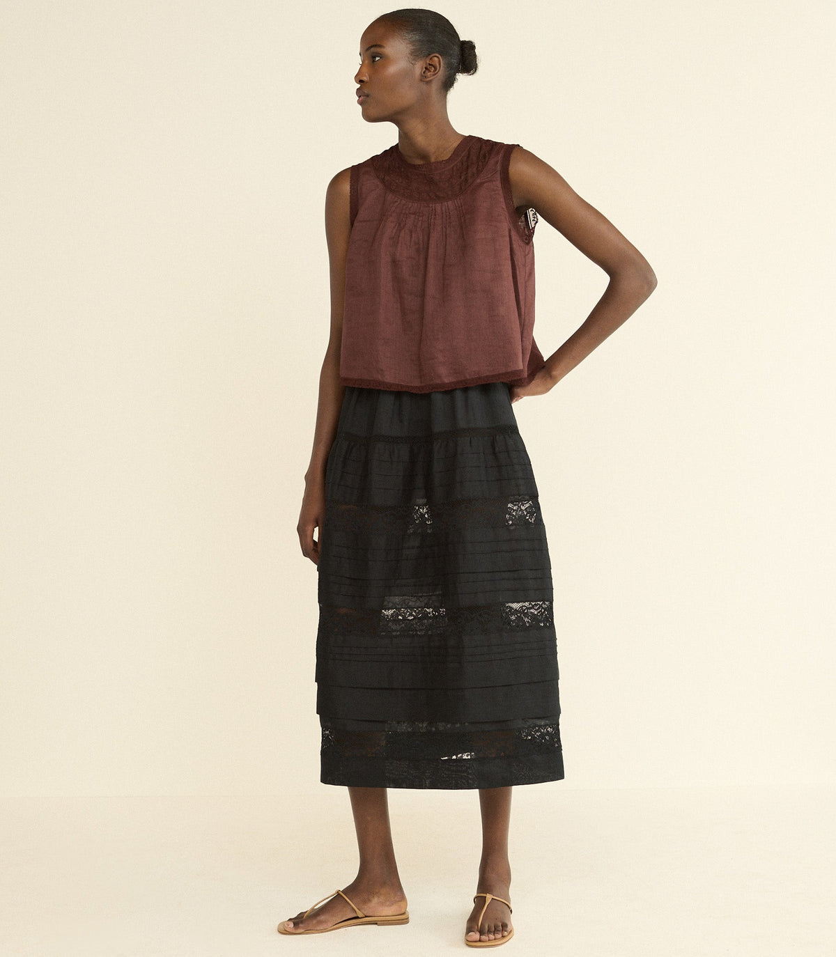 Liletta Top in Dahlia, view 2