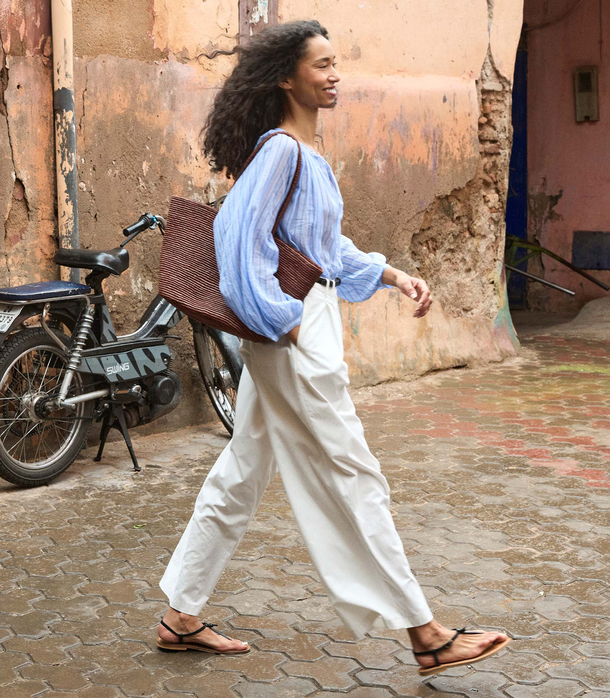 Lisa Pant in Salt, view 7