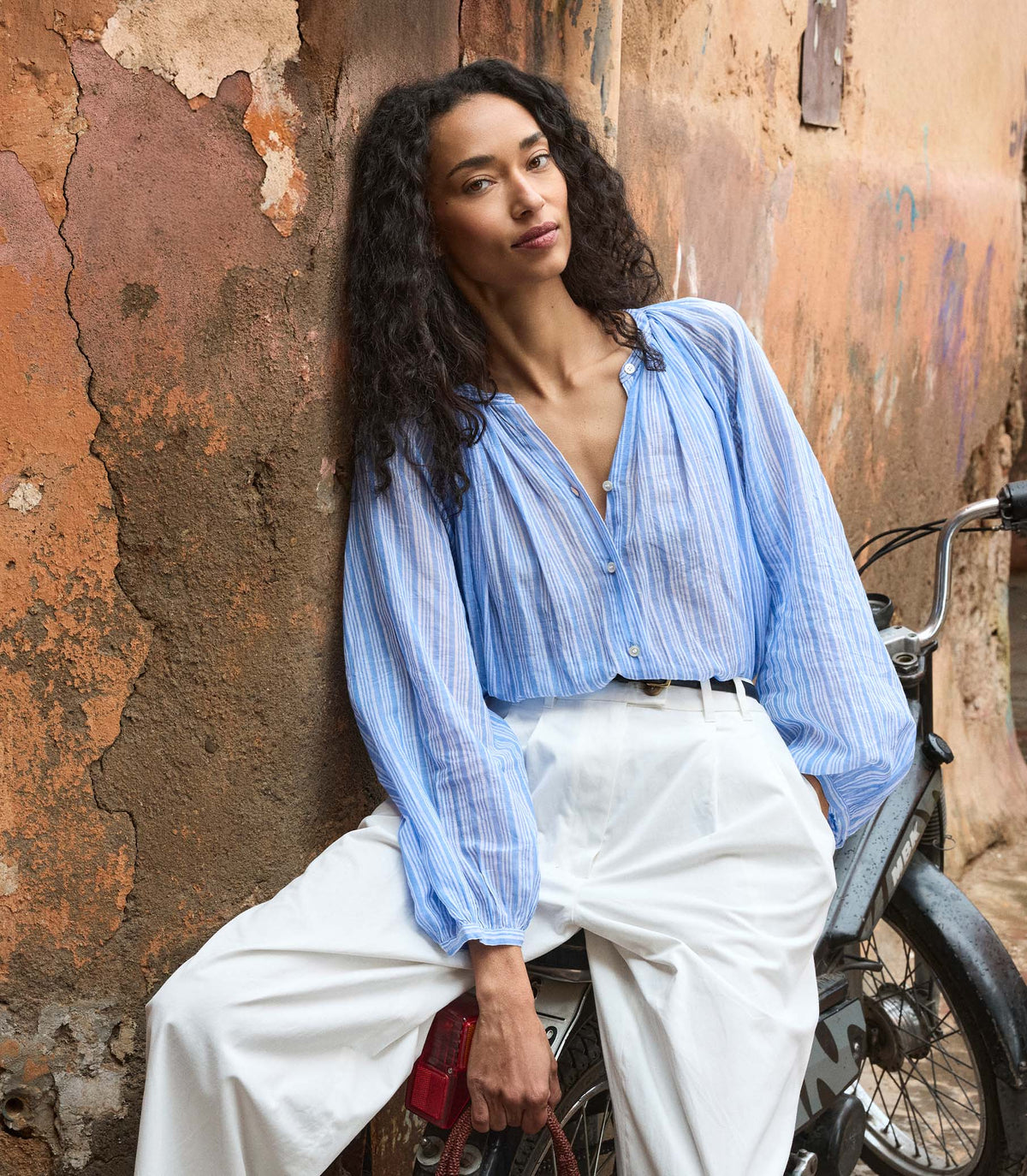 Lisa Pant in Salt, view 6