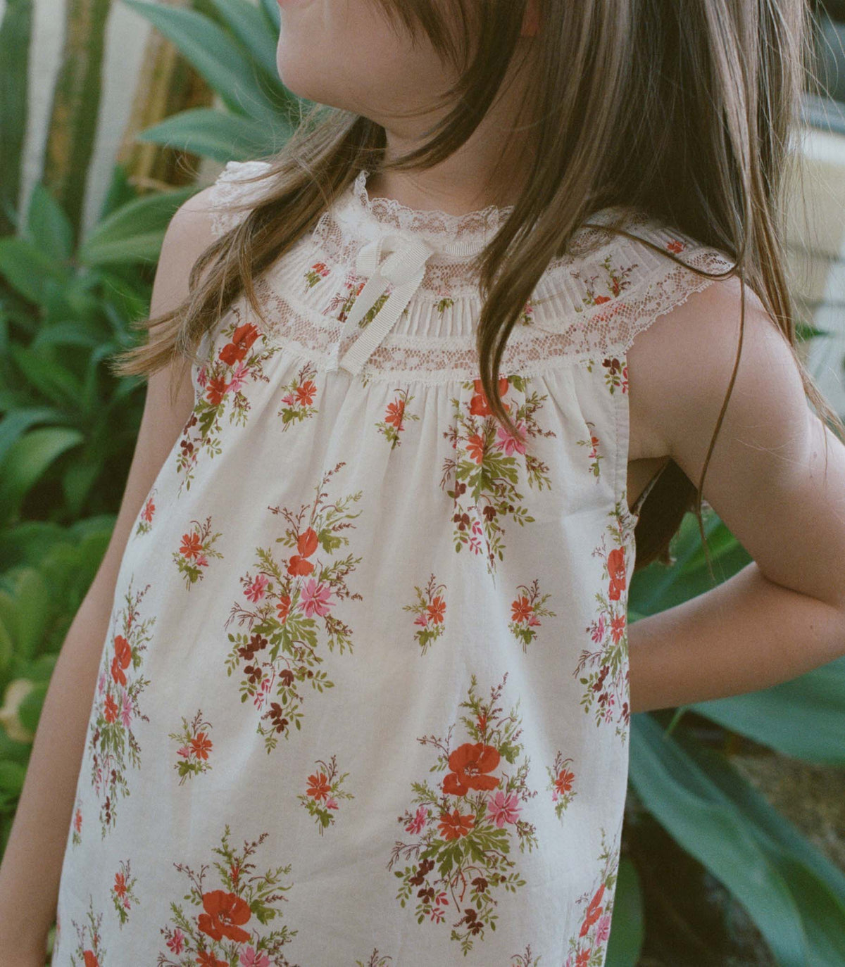 Little Danses Dress in Rose Petit Bouquet de Chamonix, view 4
