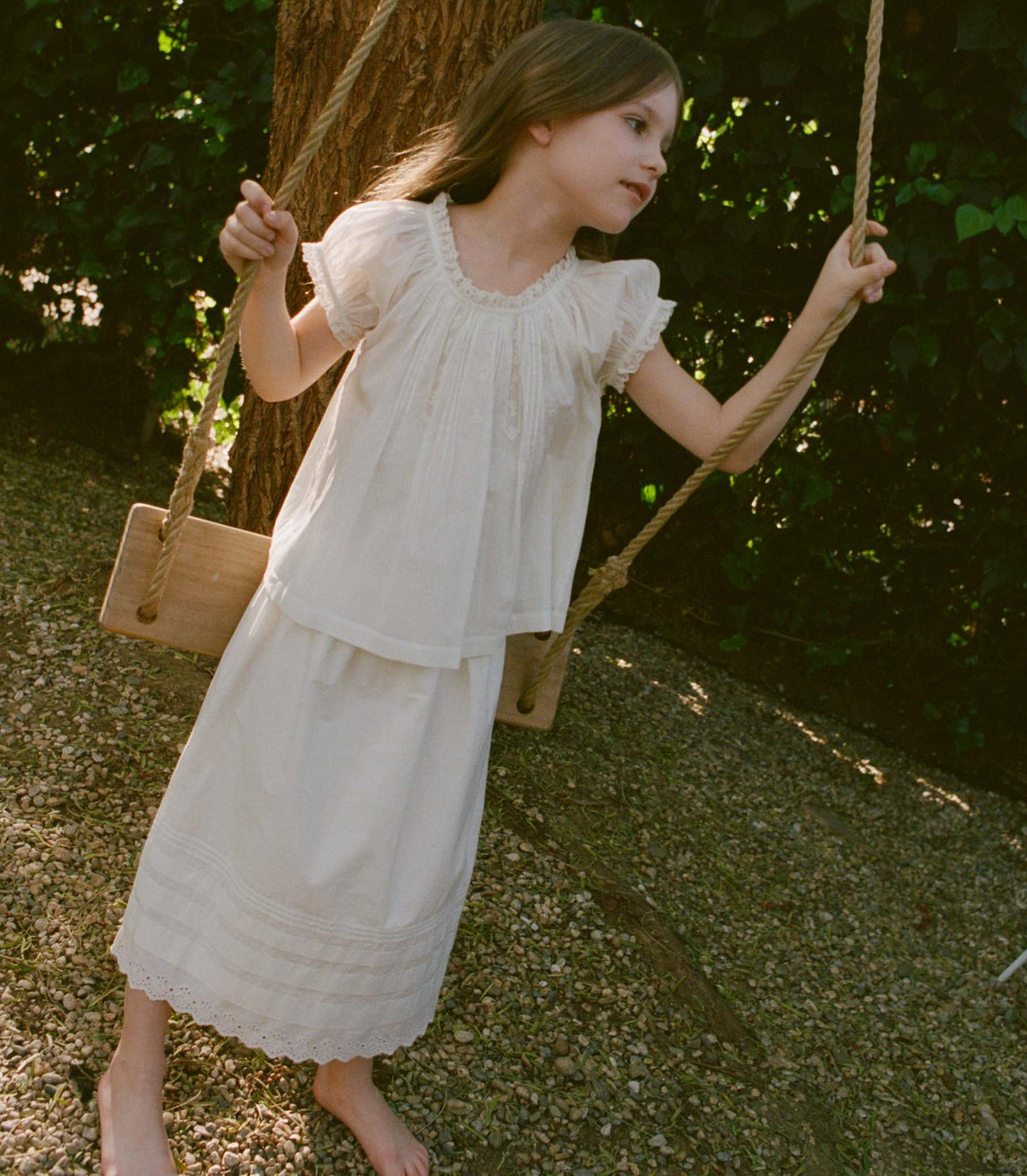 Little Frederica Top in Salt, view 4