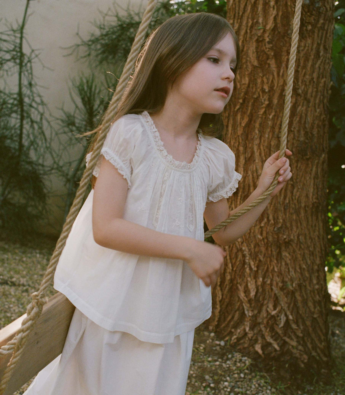 Little Frederica Top in Salt, view 5