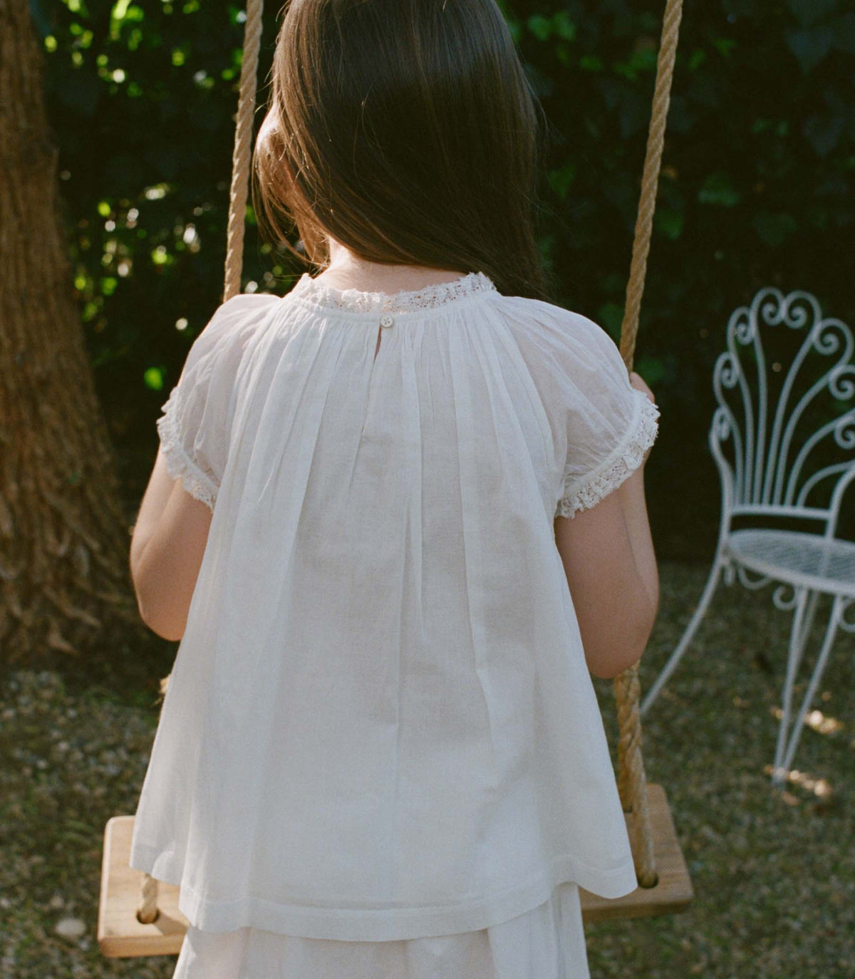 Little Frederica Top in Salt, view 6