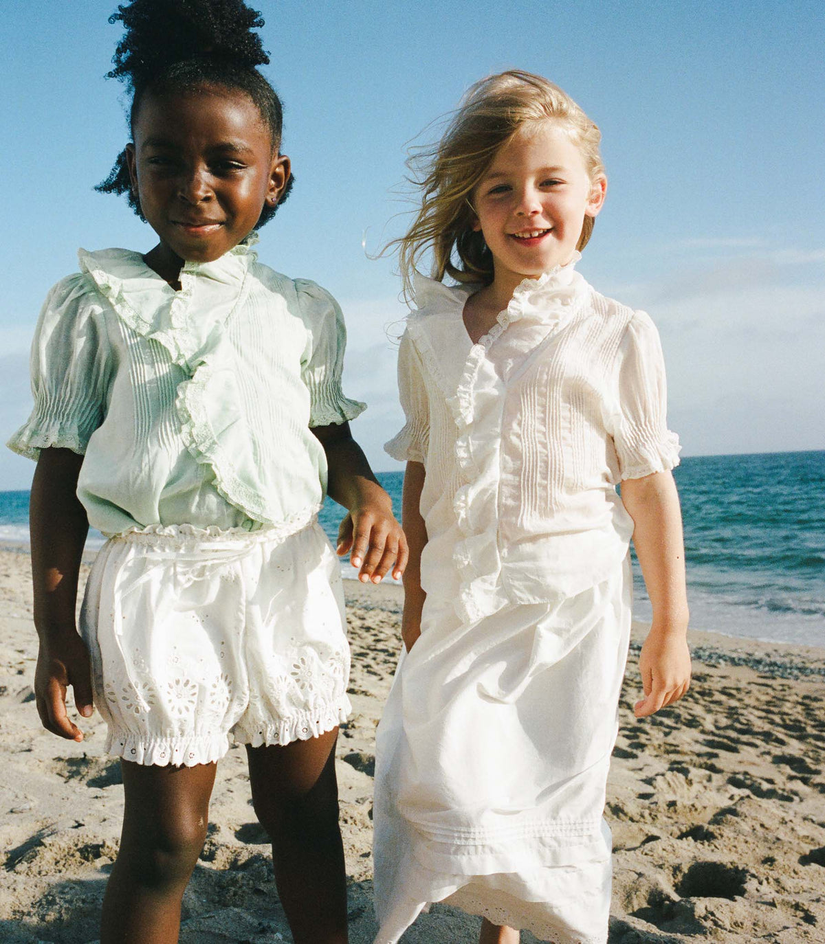 Little Henri Top in Seafoam, view 5