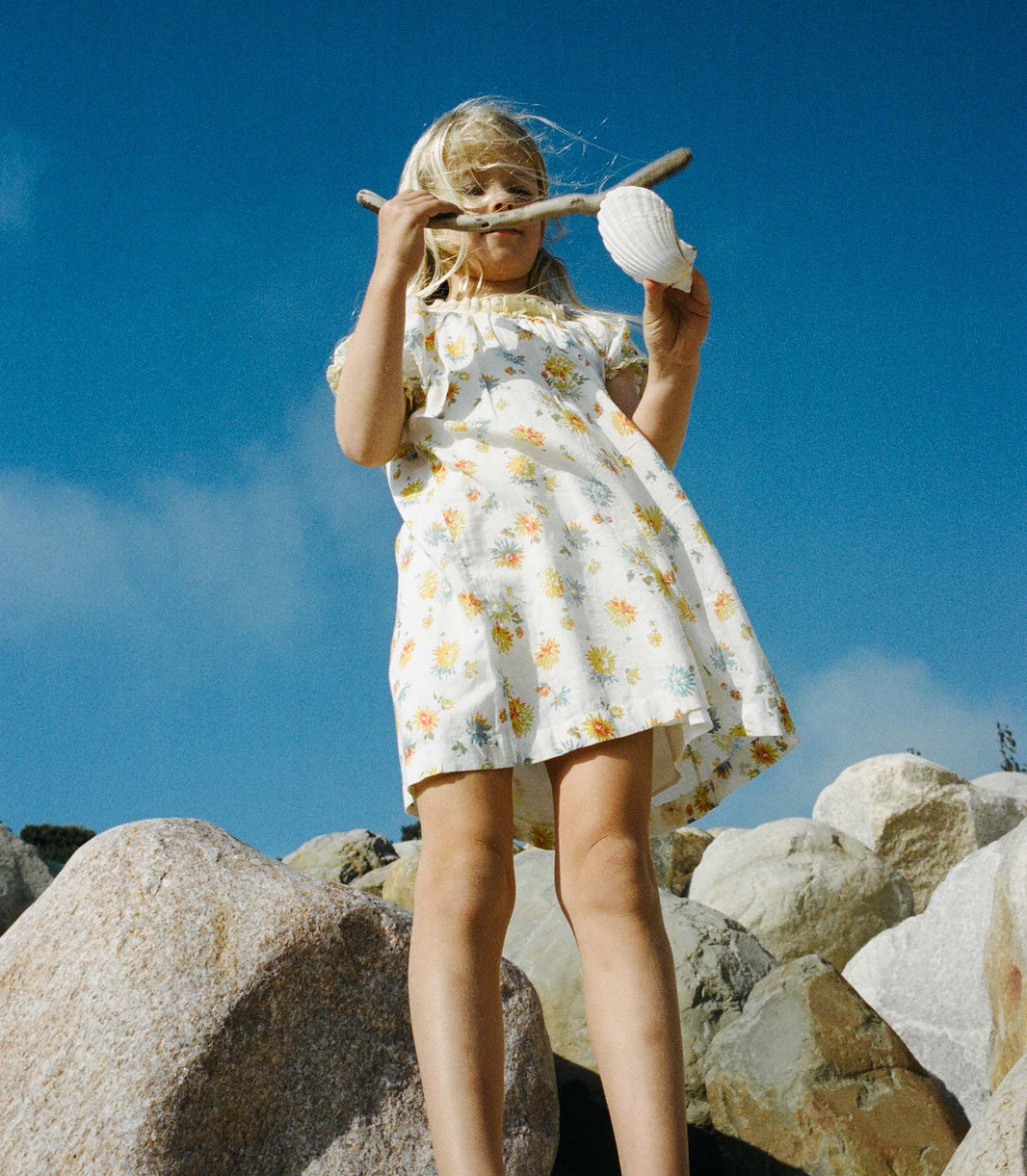 Little Julia Dress in Dahlia Floral
