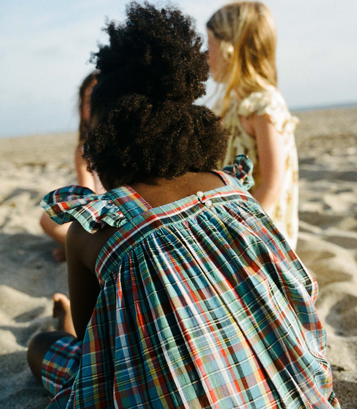 Little Nisha Dress in Alderbrook Plaid, view 4